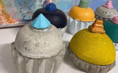 Inspirationen till mina bakverk i betong